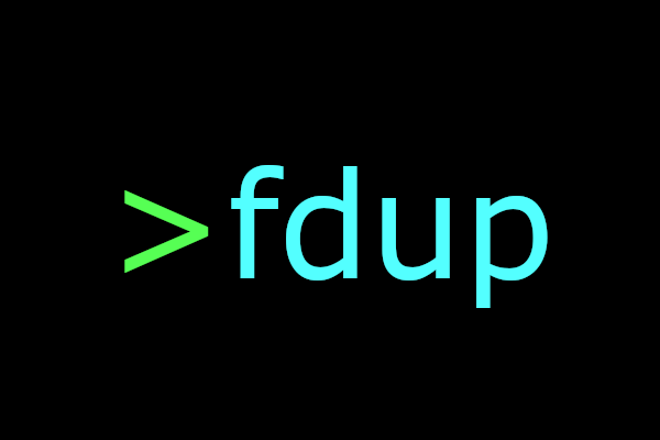 fdup command line tool